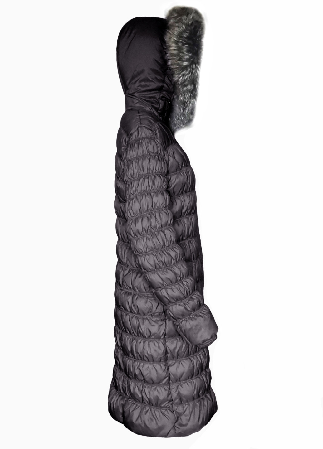 Серо-синий зимний Пуховик Mirage