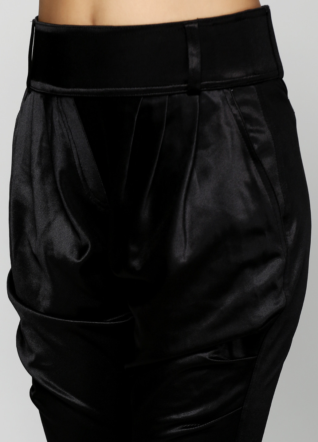 Черные кэжуал демисезонные зауженные брюки Waggon