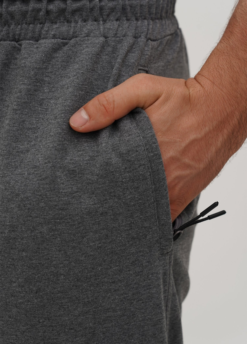 Темно-серые спортивные демисезонные прямые брюки Trend Collection