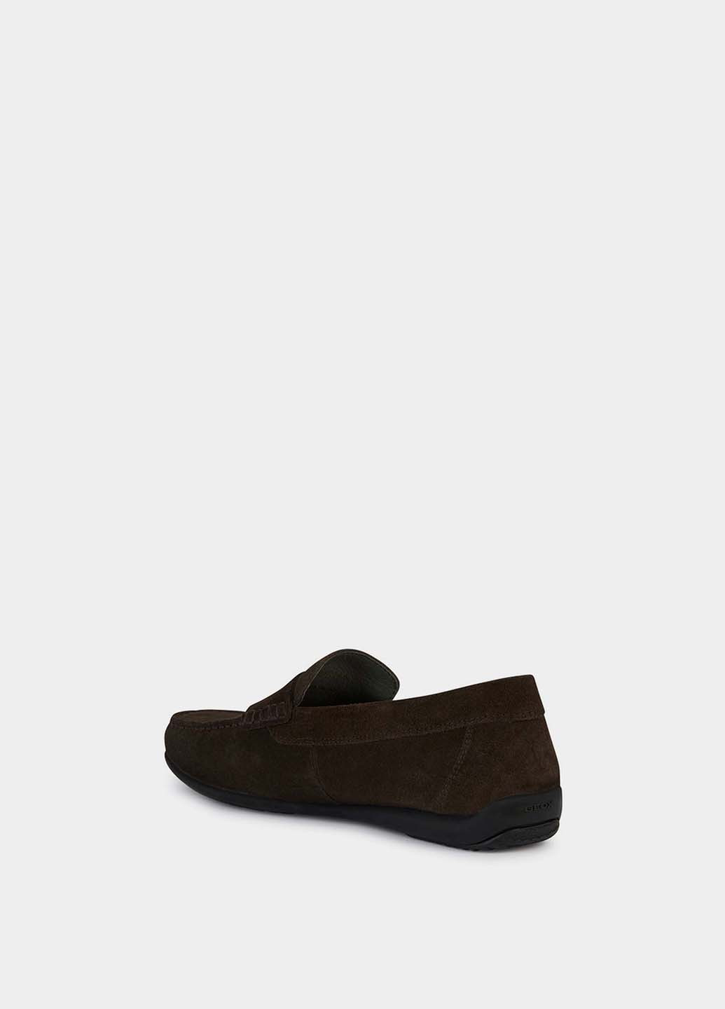 Темно-коричневые мокасины Geox