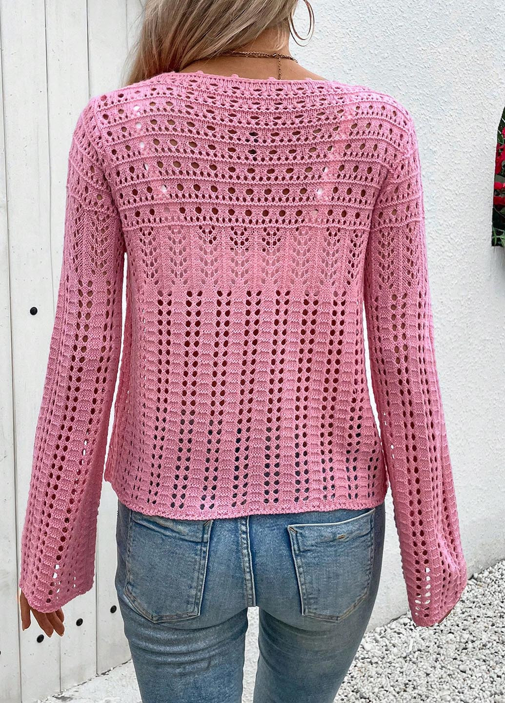 Розовый демисезонный джемпер джемпер SHEIN