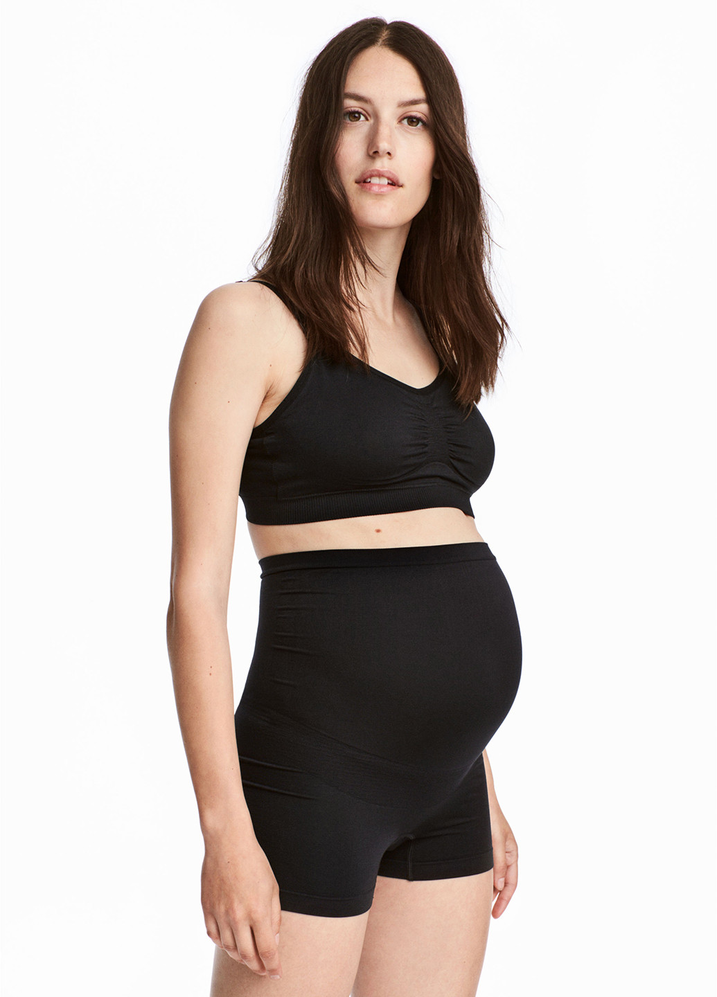 Трусики для вагітних H&M однотонні чорні повсякденні