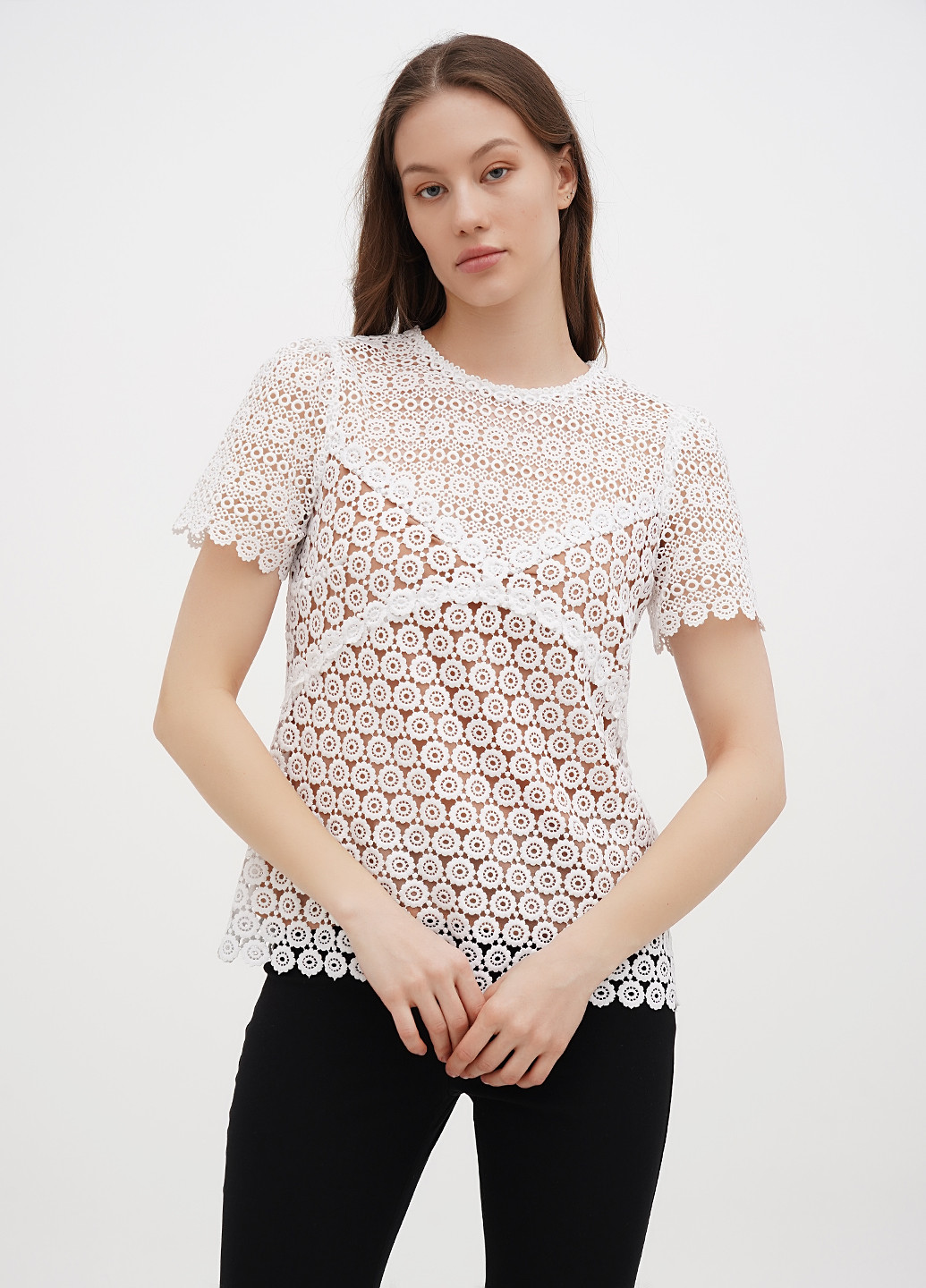 Белая блуза Michael Kors