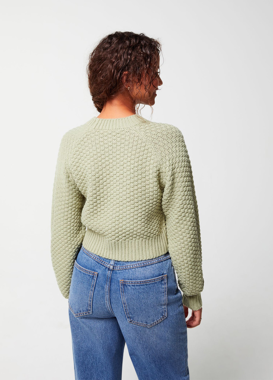 Світло-зелений демісезонний джемпер джемпер Jennyfer