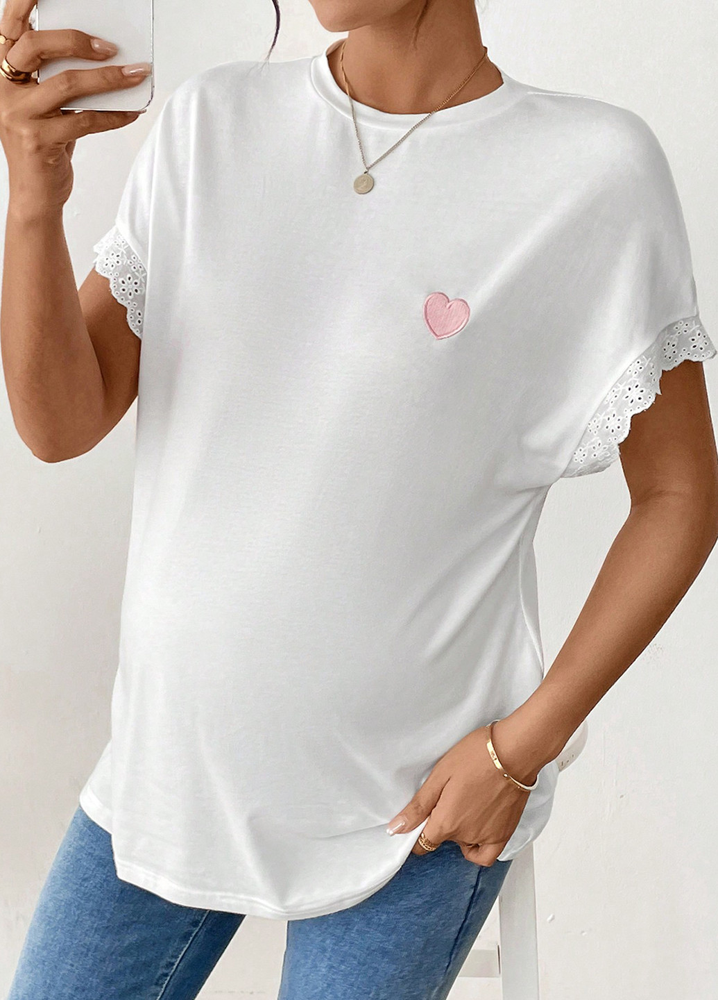 Футболка для вагітних SHEIN - (367435851)