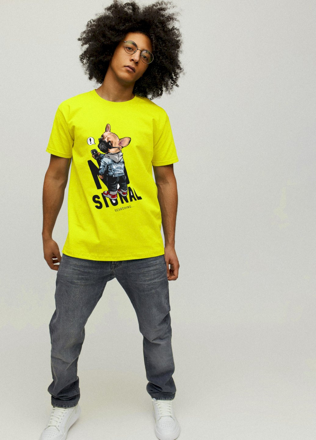 Жовта футболка чоловіча YAPPI