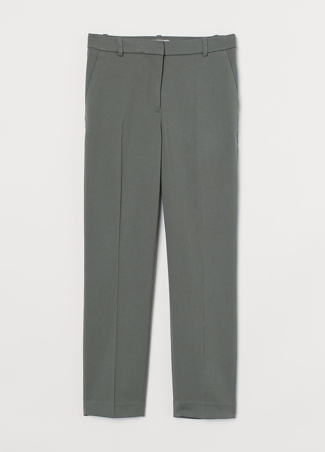 Серые классические демисезонные зауженные, классические брюки H&M