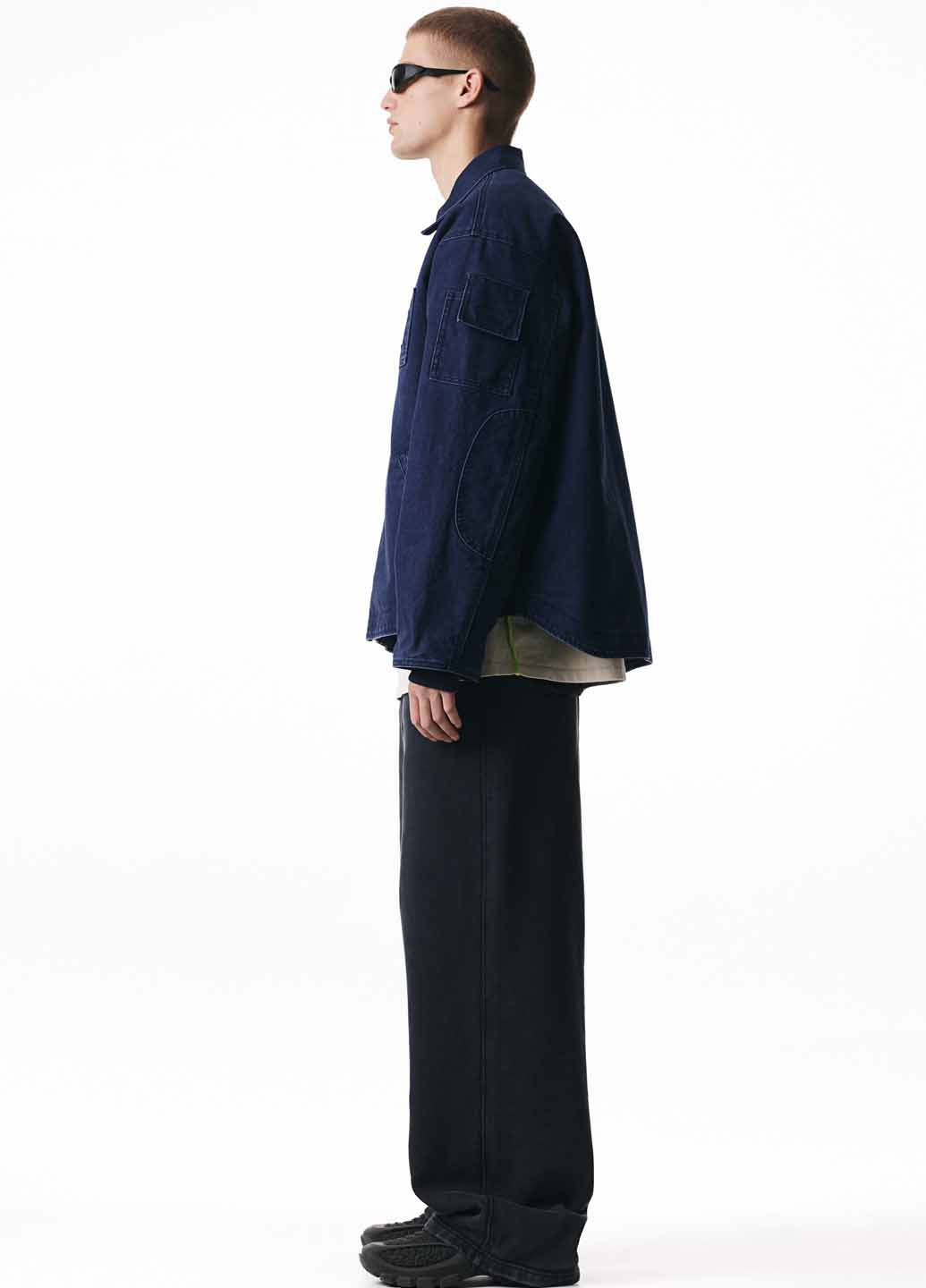 Синя демісезонна куртка H&M