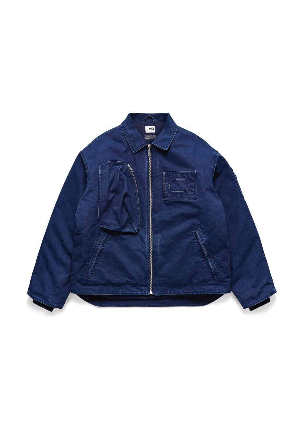 Синя демісезонна куртка H&M