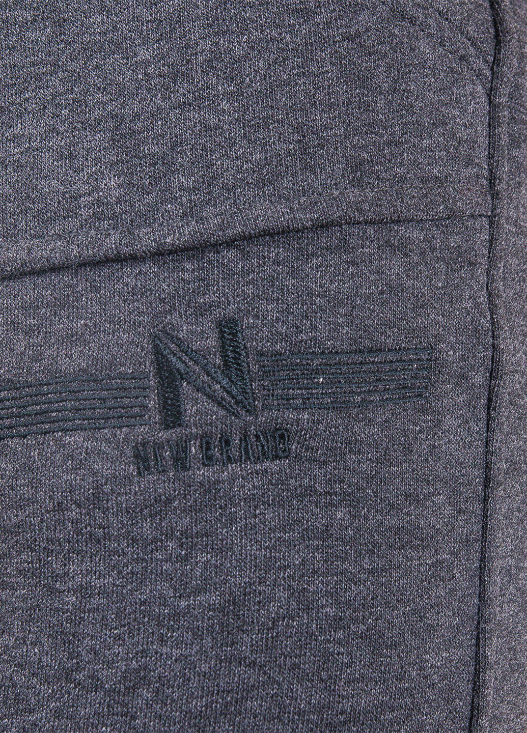 Темно-серые спортивные демисезонные джоггеры брюки New Brand