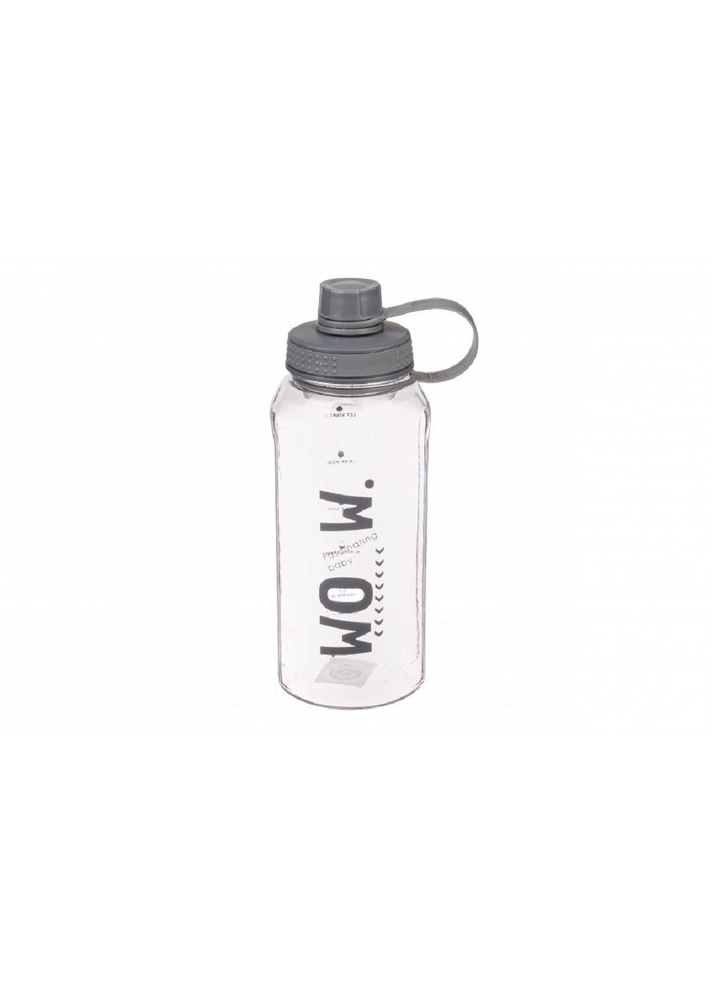 Бутылка спортивная пластиковая YE`AH 1300 мл серая (67-1437) No Brand (253455732)