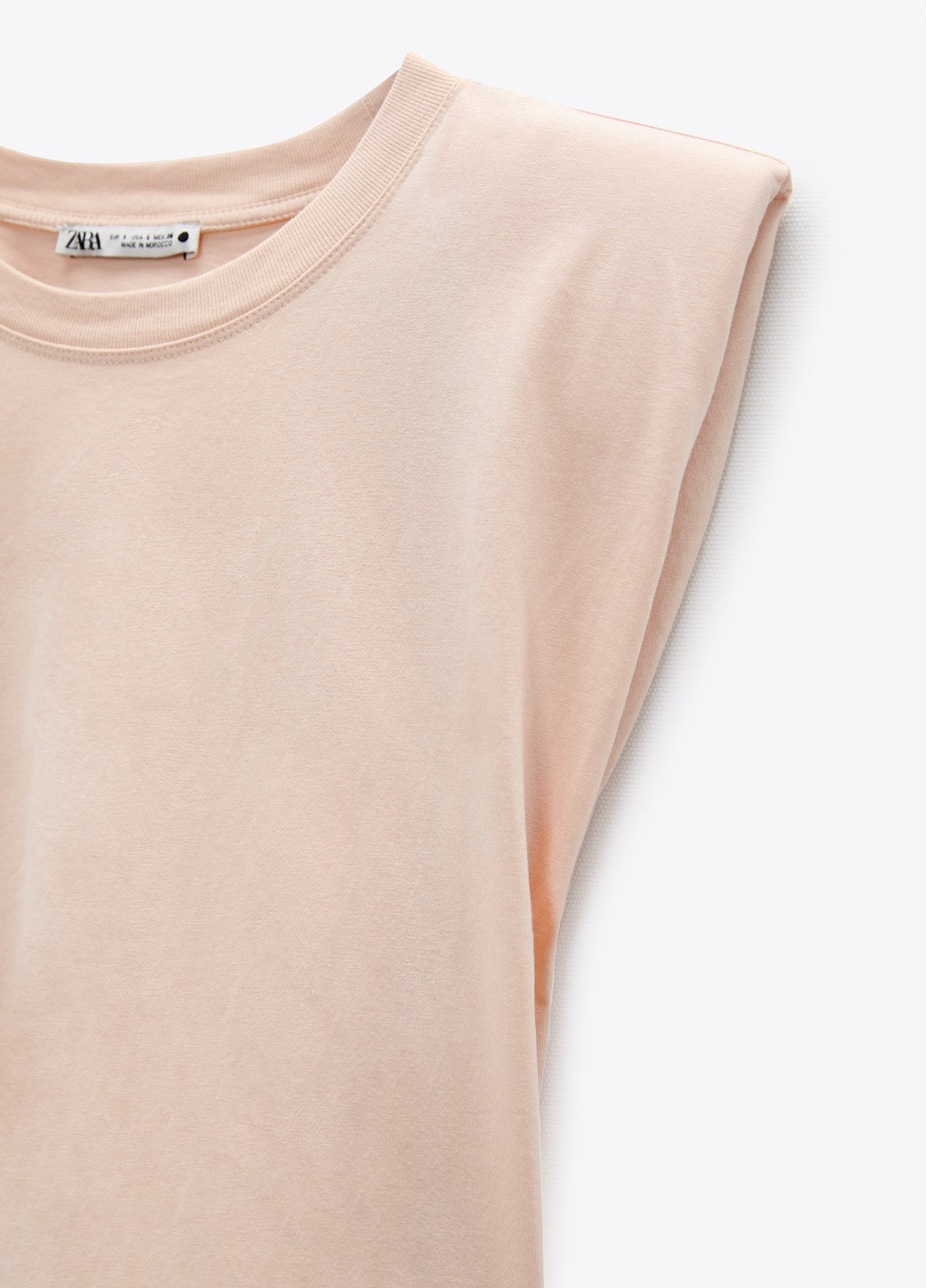 Персикова літня футболка Zara
