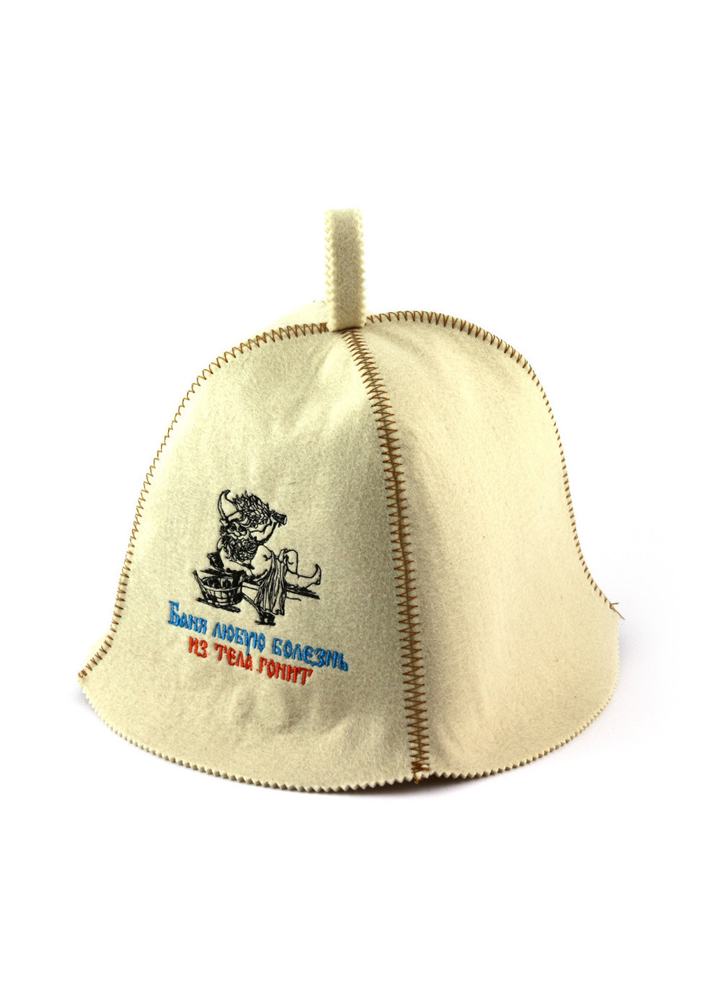 Шапка для сауны "Баня любую болезнь из тела гонит" Luxyart (206021576)