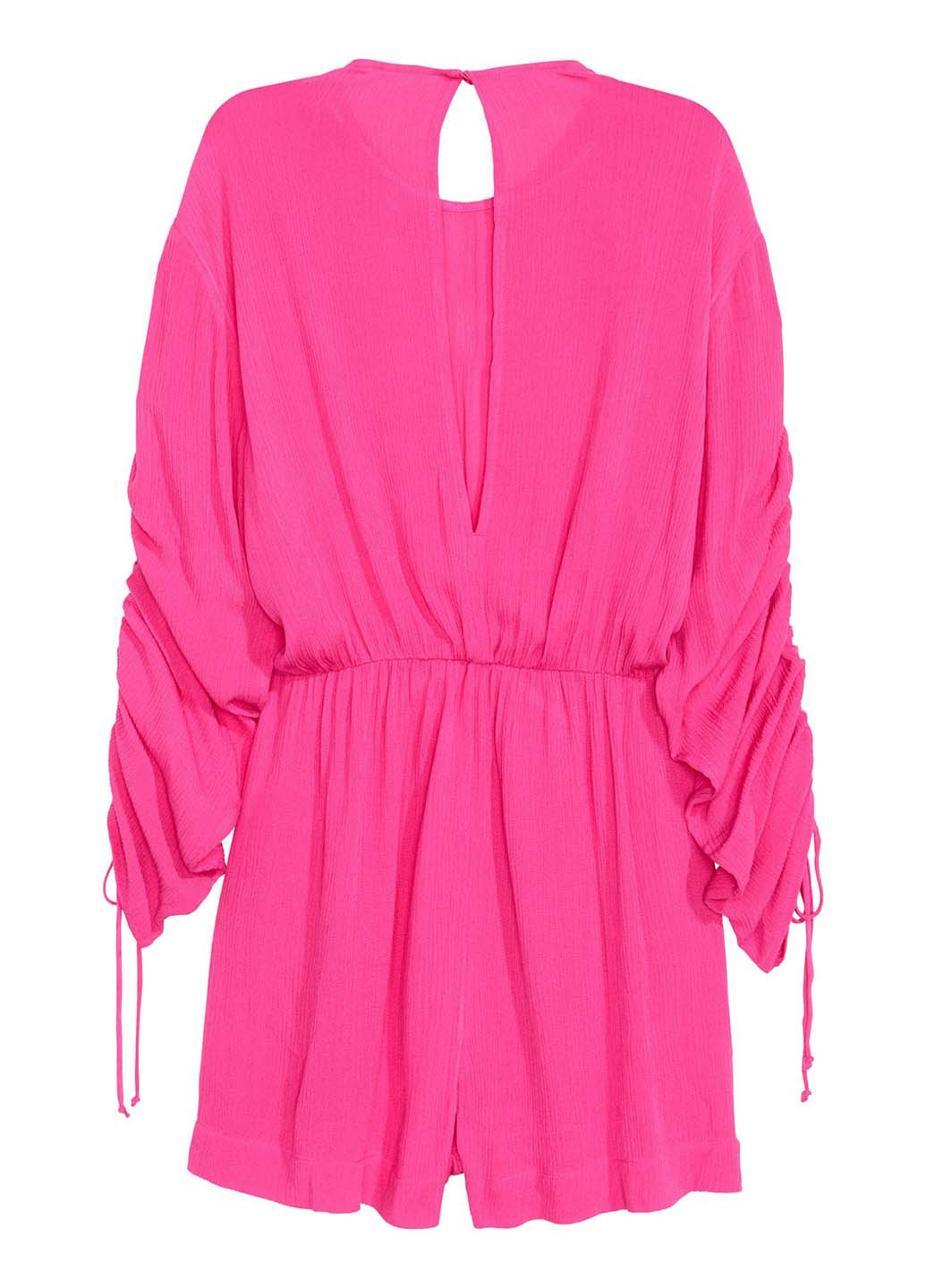 Комбінезон H&M комбінезон-шорти однотонний малиновий кежуал віскоза