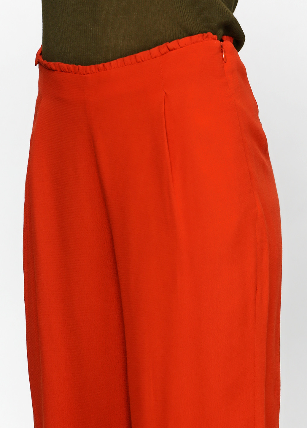Кирпичные кэжуал летние прямые брюки Zara