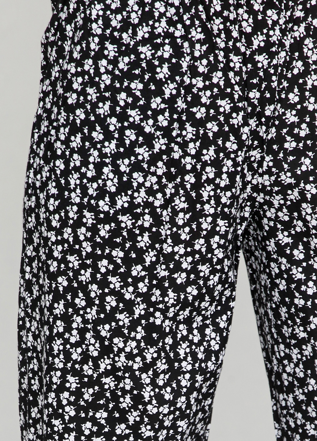 Черно-белые кэжуал летние брюки DESEO