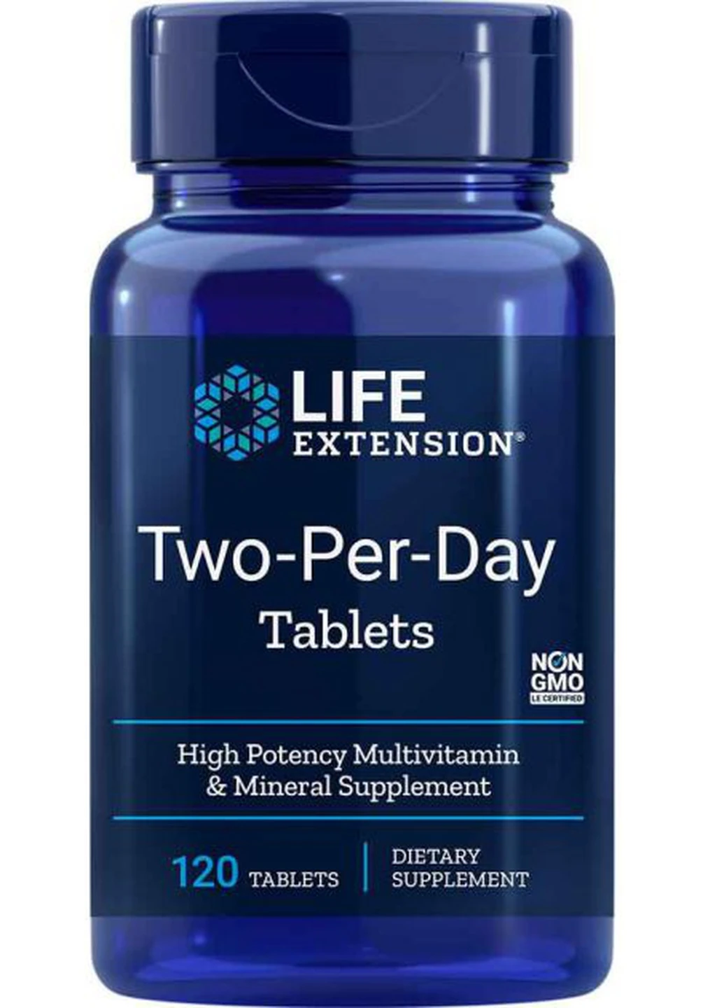 Мультивітаміни двічі на день Two-Per-Day 120 Tablets Life Extension (254918361)