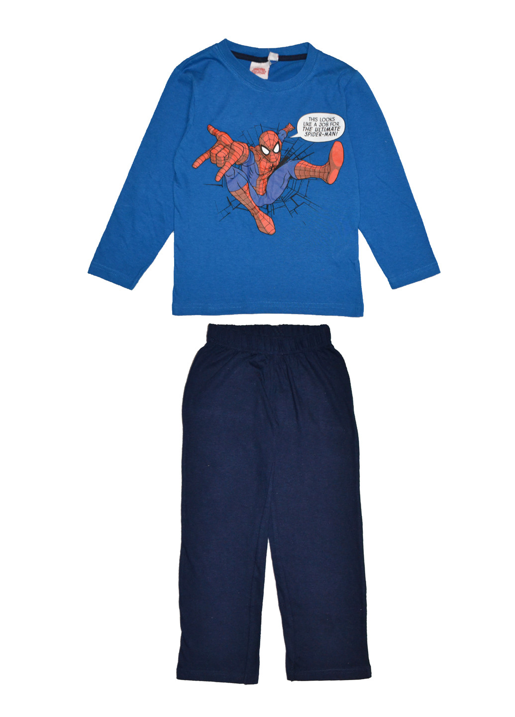 Синяя всесезон пижама реглан + брюки Disney