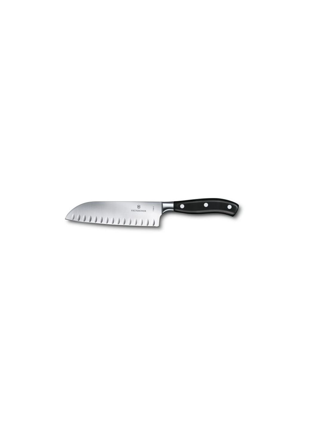 Кухонный нож Grand Maitre Santoku 17 см Black (7.7323.17G) Victorinox (254074438)