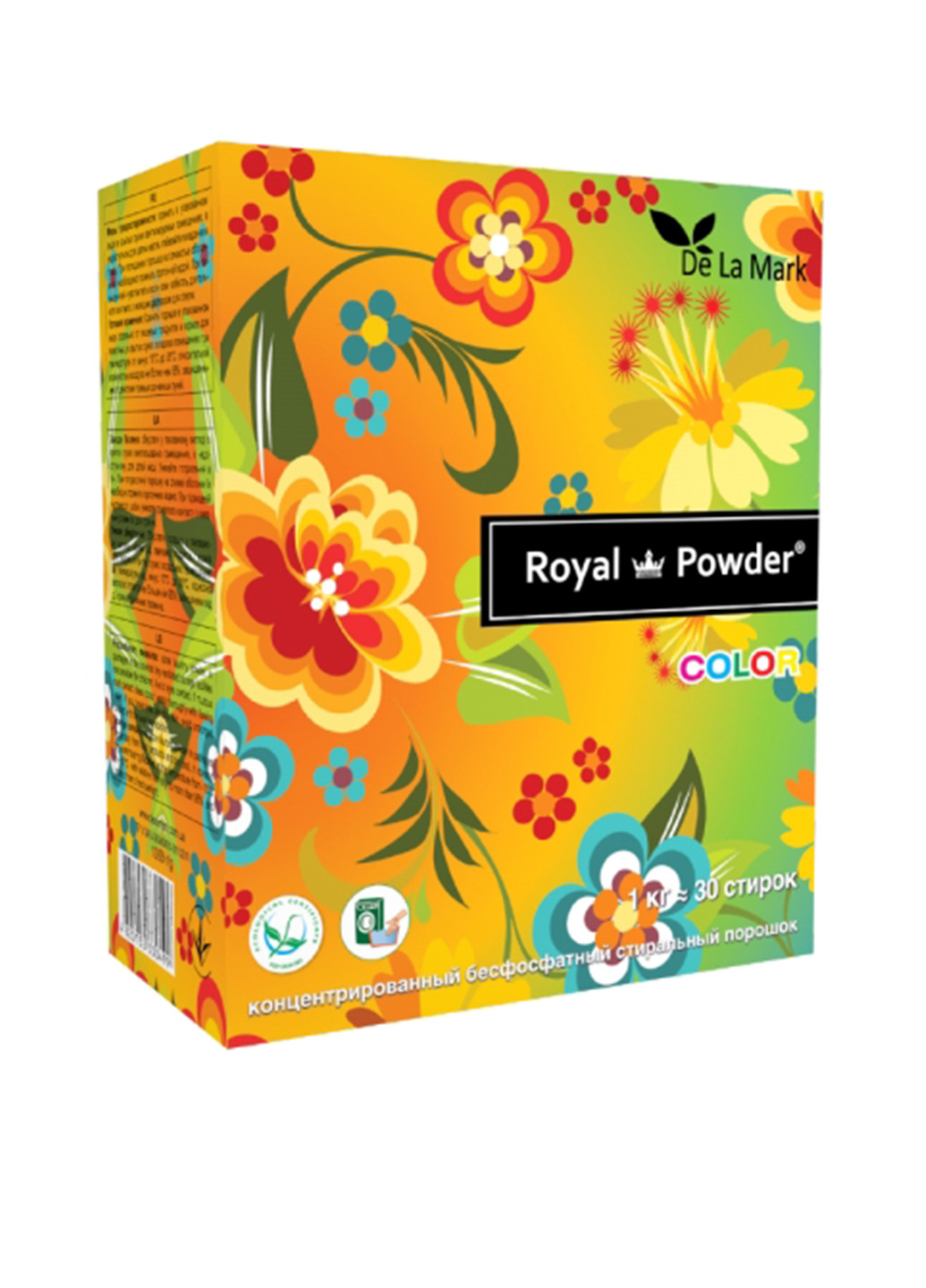 Порошок для цветных тканей Royal Powder Colour, 1 кг De La Mark (132543112)