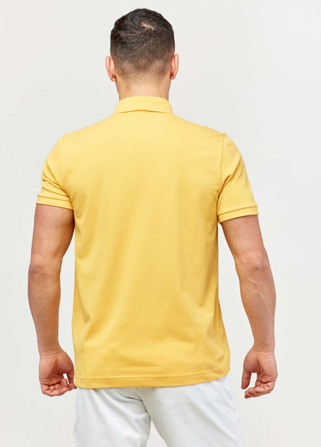 Желтая футболка-поло для мужчин Campione однотонная
