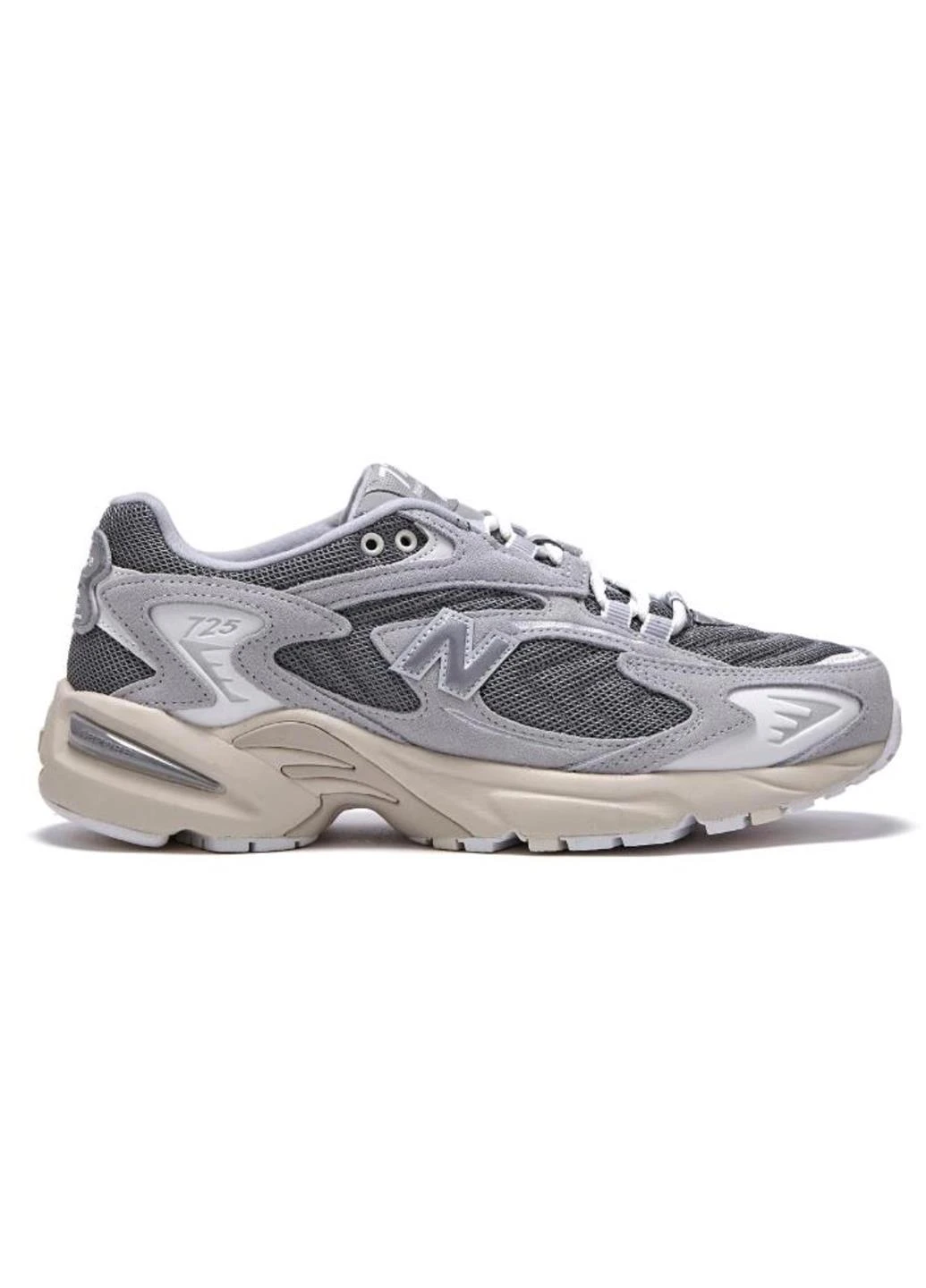 Серые демисезонные кроссовки ml725aa New Balance Grey Running Shoes Sneakers