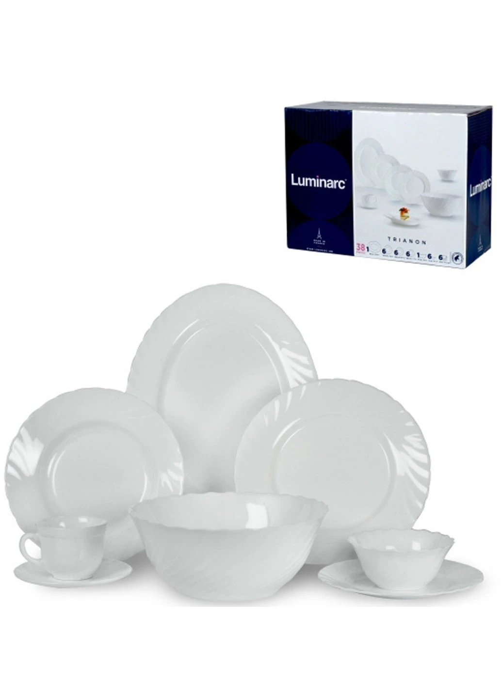 Столовий сервіз Trianon 38 предметів Luminarc (252788283)
