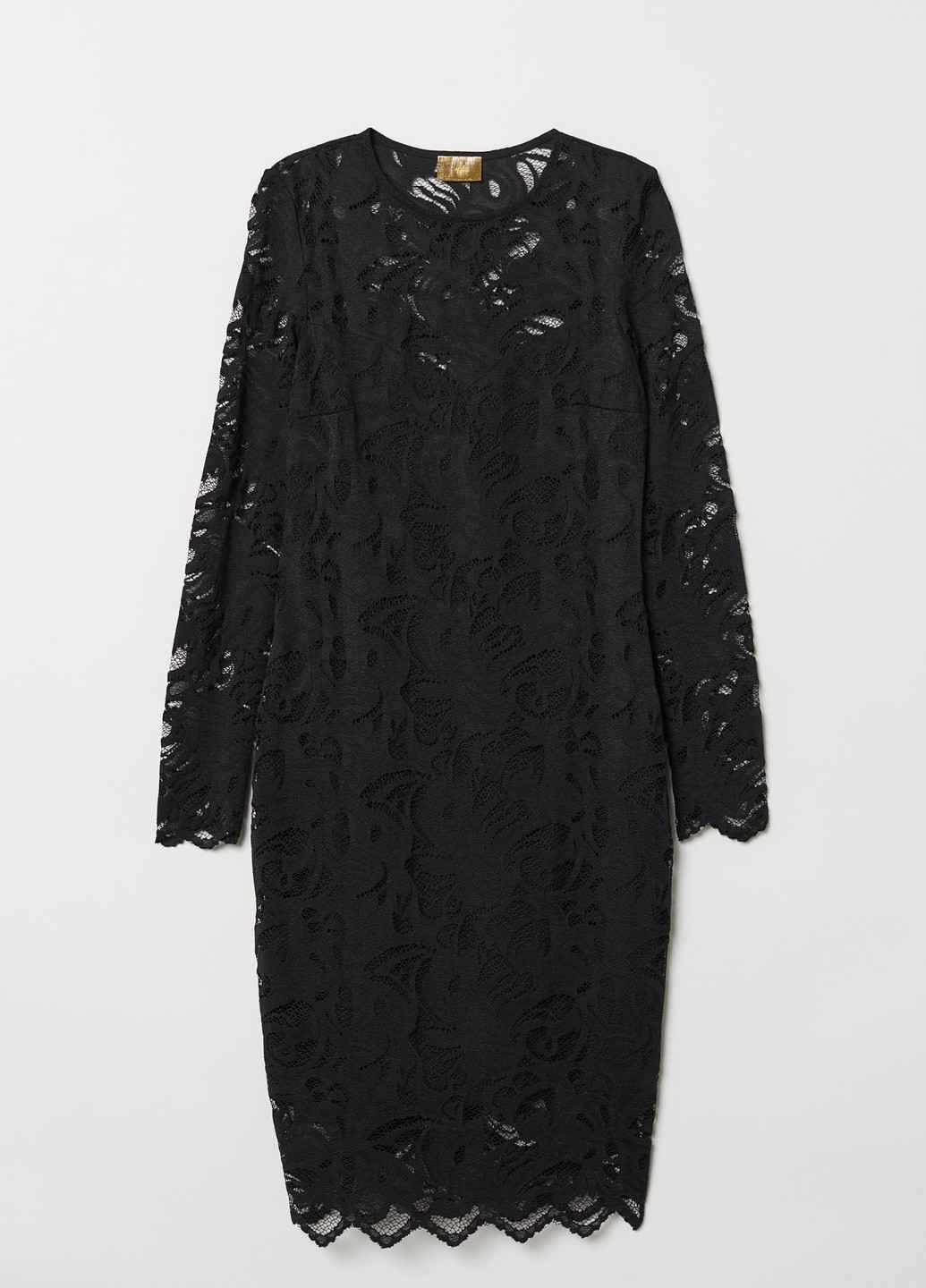 Чорна кежуал сукня H&M однотонна