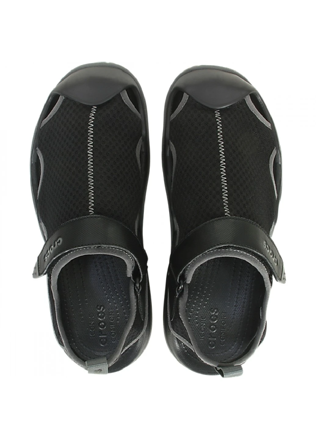 Черные кеды Crocs