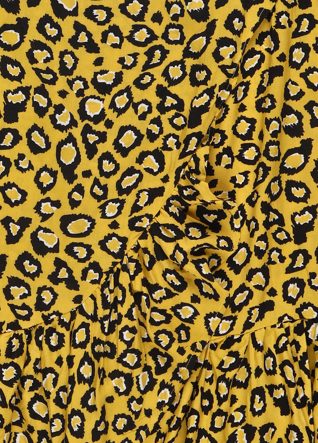 Желтая кэжуал леопардовая юбка Soyaconcept