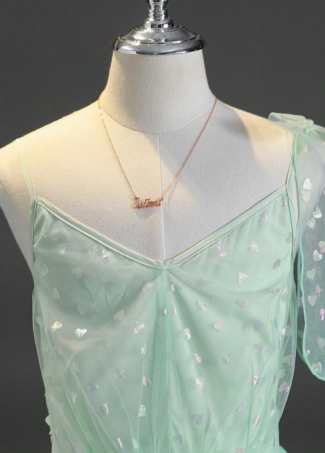 Салатова сукня SHEIN (327705419)