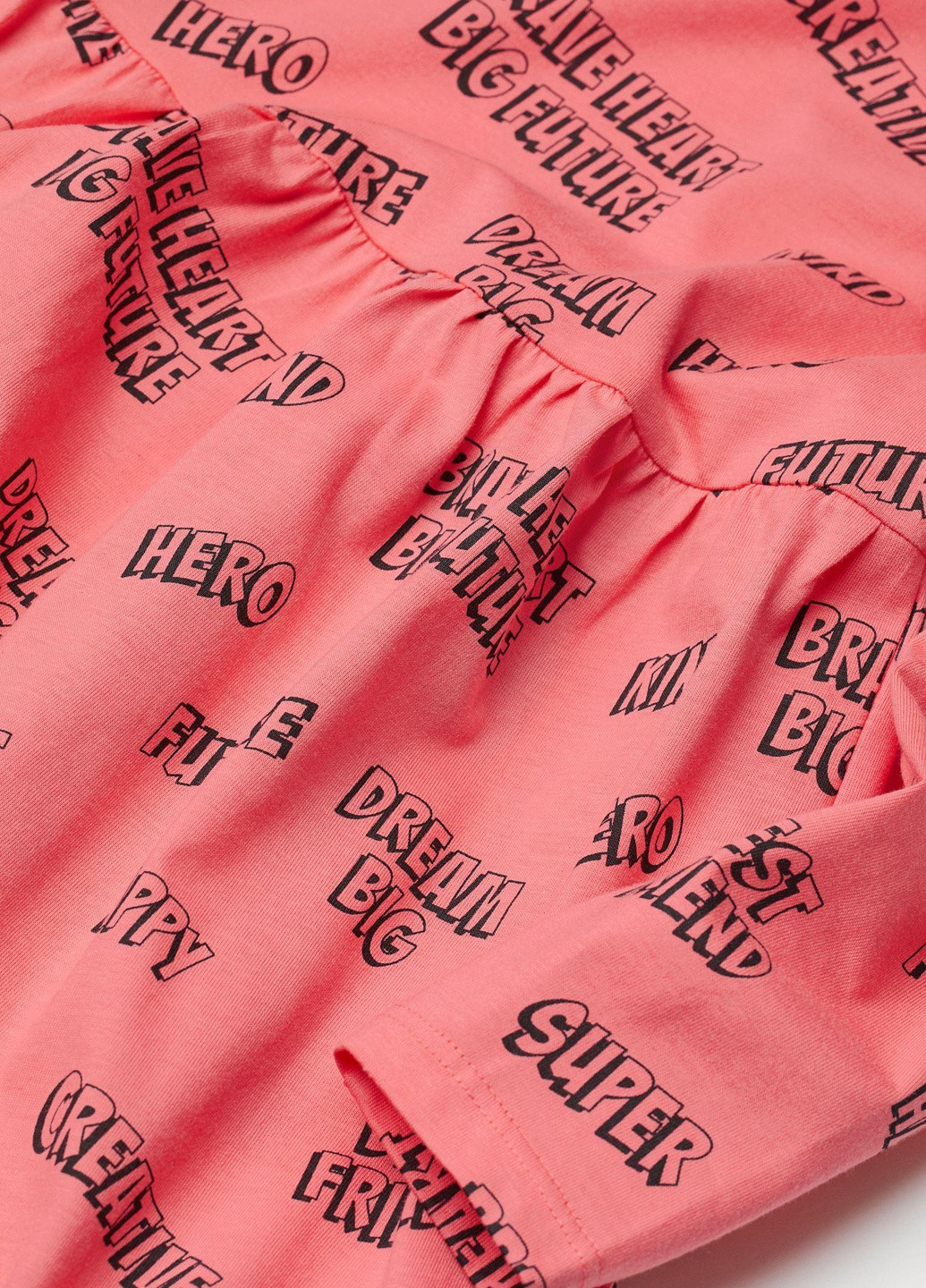 Розовое сукня демісезон,рожевий в візерунки, H&M (255192415)