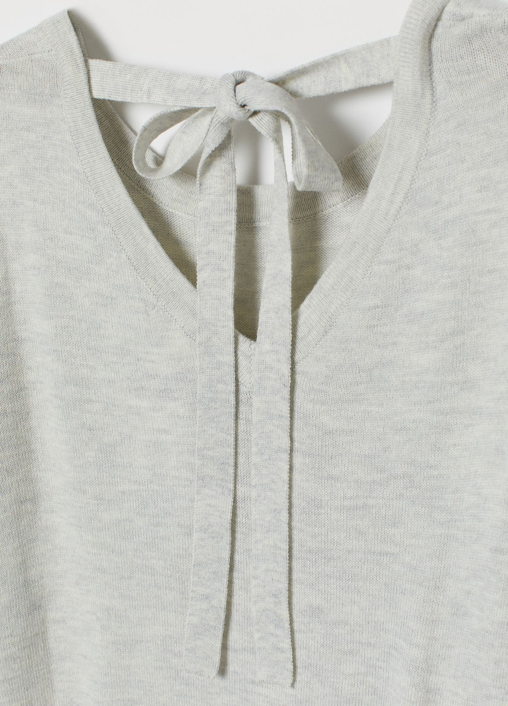 Светло-серый демисезонный свитер для беременных H&M
