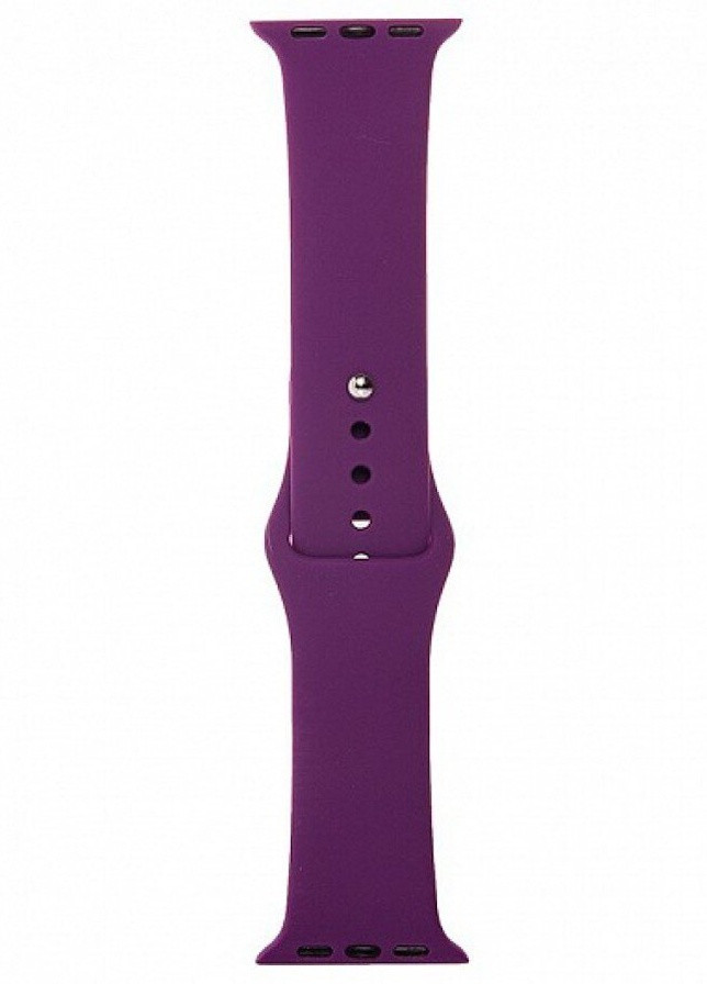 Ремінець Sport Band для Apple Watch 42 / 44mm силіконовий фіолетовий спортивний Series 5 4 3 2 1 Purple ARM (222374712)