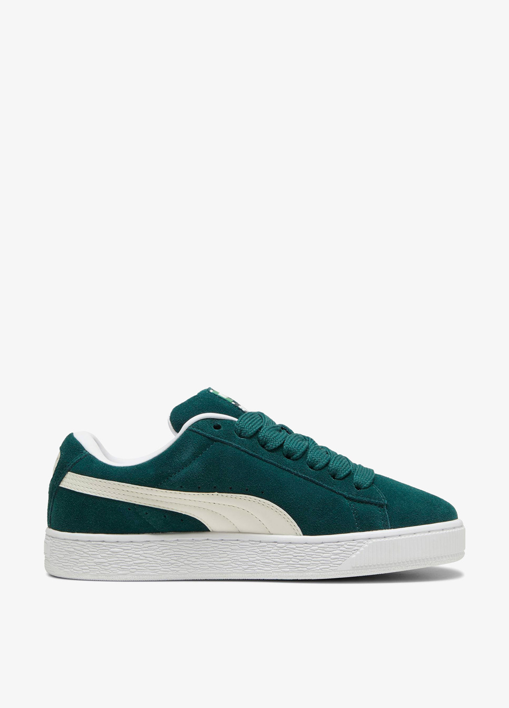 Темно-зеленые всесезонные кроссовки Puma SUEDE XL