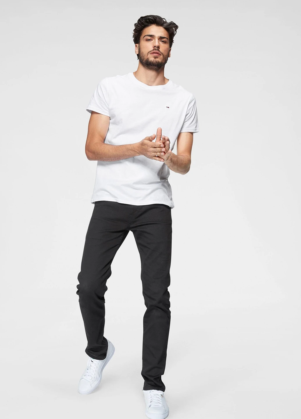 Белая футболка Tommy Jeans