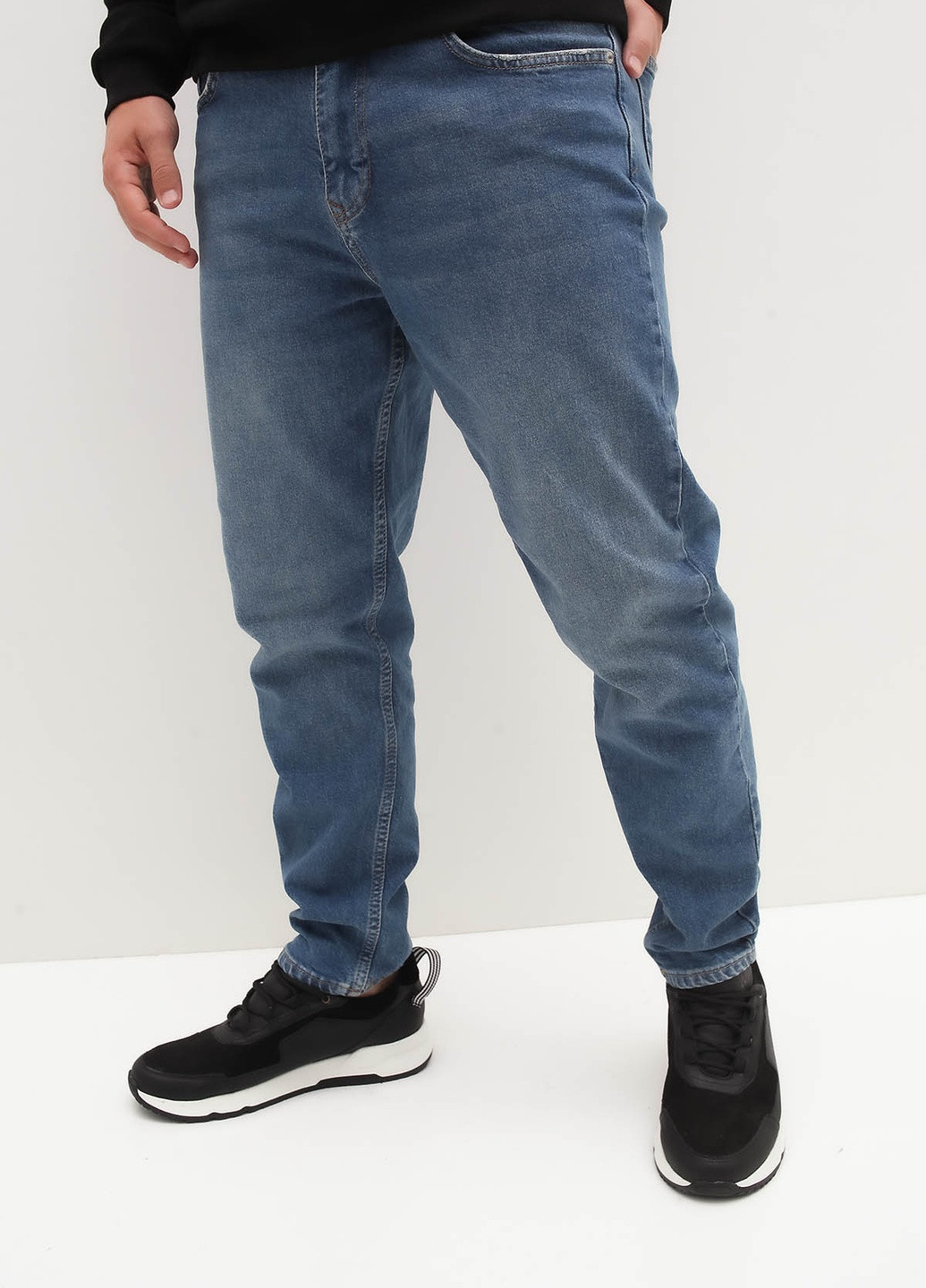 Синие демисезонные джинсы Black zi