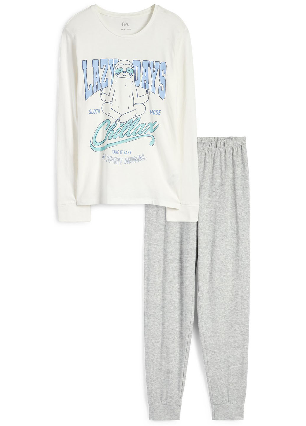 Комбинированная всесезон пижама (лонгслив, брюки) лонгслив + брюки C&A