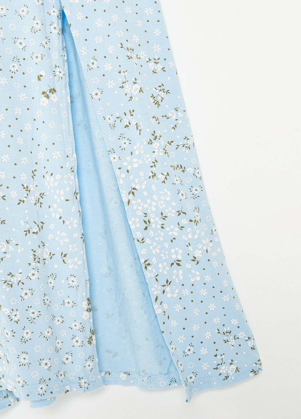 Светло-голубое кэжуал платье Missguided с цветочным принтом
