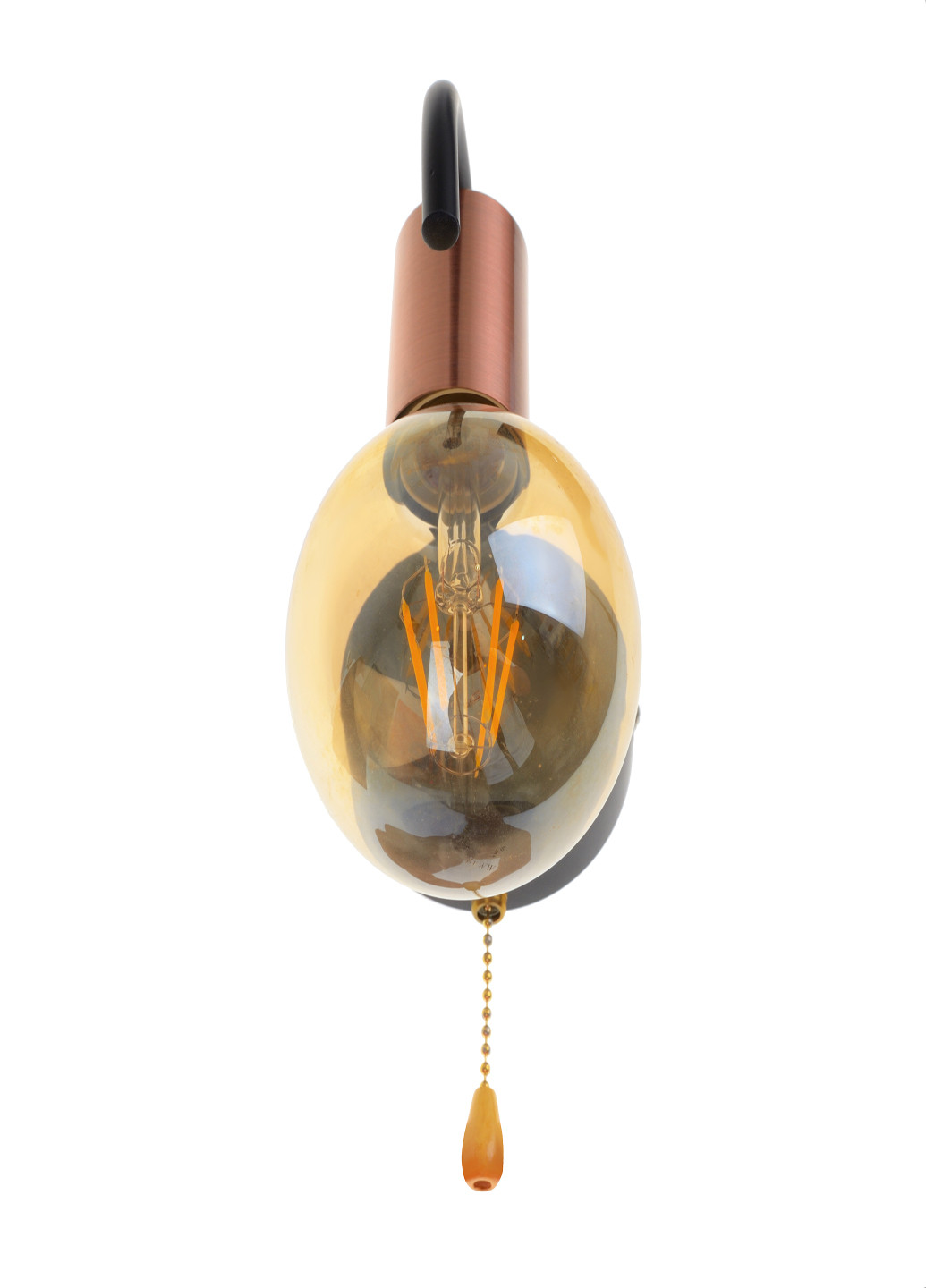 Бра черно-золотистого цвета без плафона BL-997W/1 E27 BK+AC Brille (242444979)