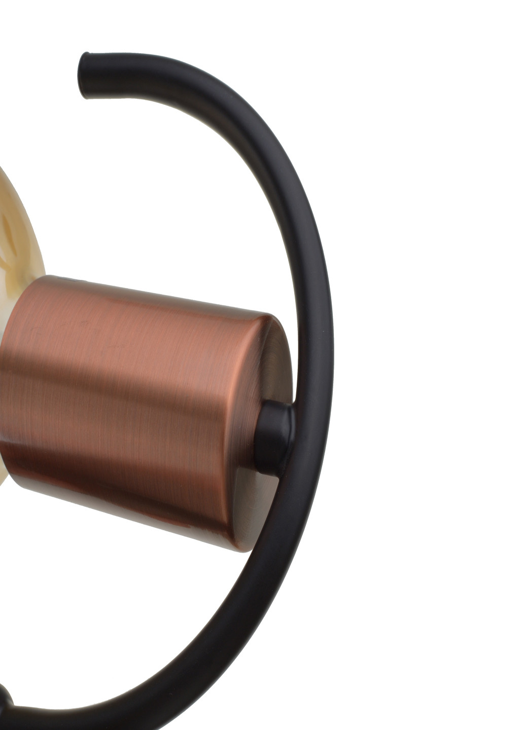 Бра черно-золотистого цвета без плафона BL-997W/1 E27 BK+AC Brille (242444979)