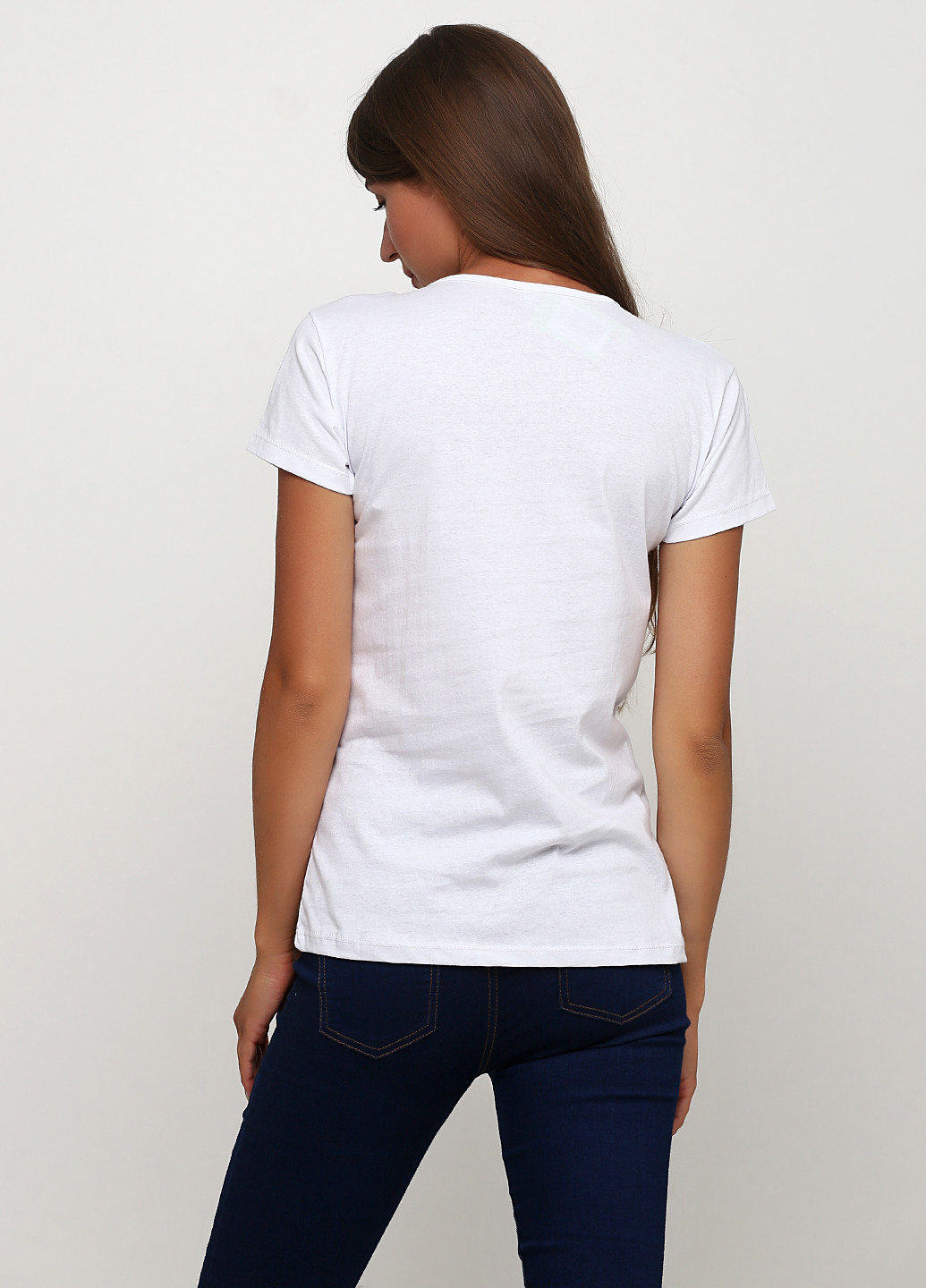 Белая летняя футболка Tenkie