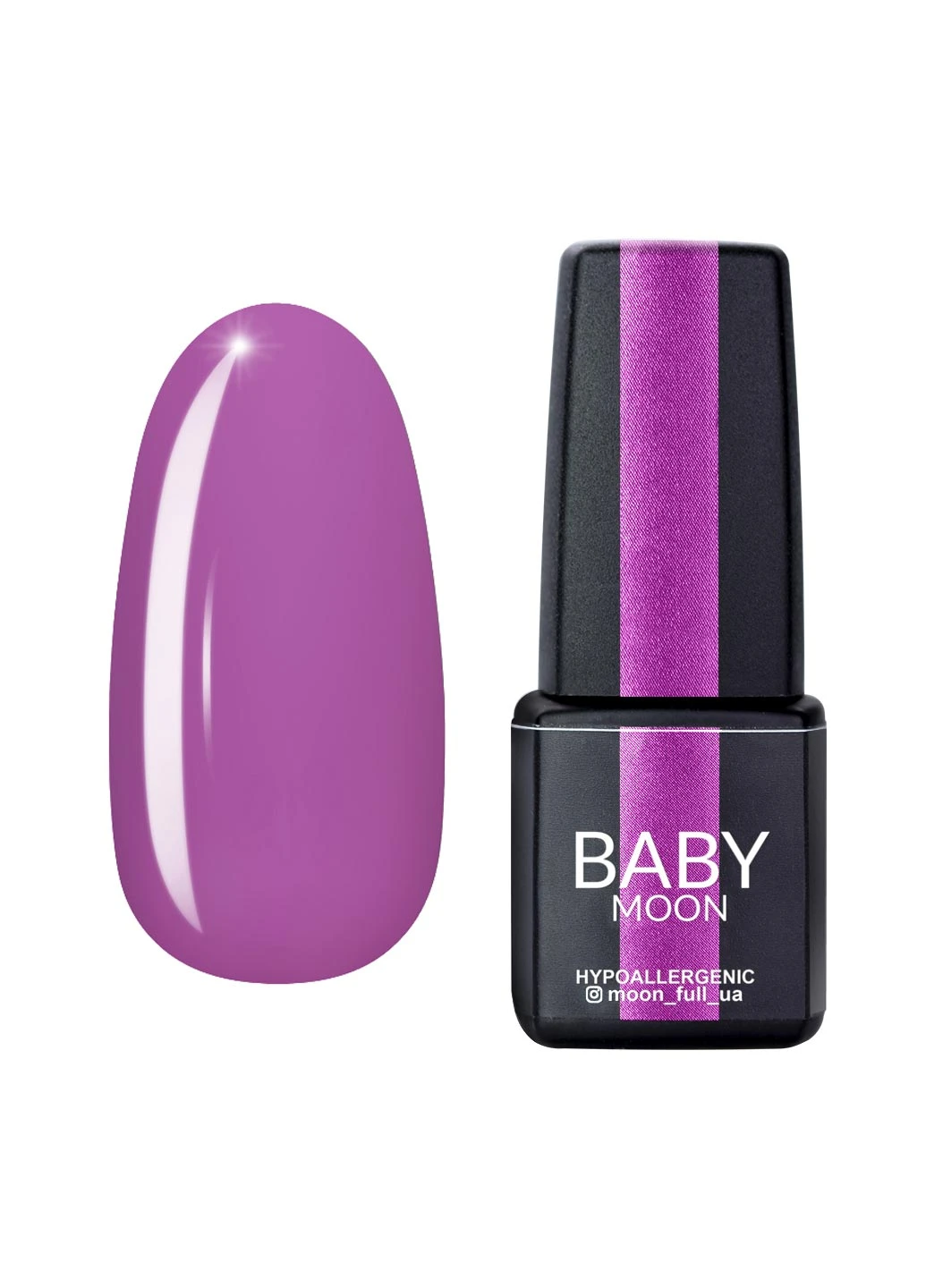 Гель лак BABY Lilac Train Gel polish, 6 мл №010 фіолетовий кварц Moon (251422037)