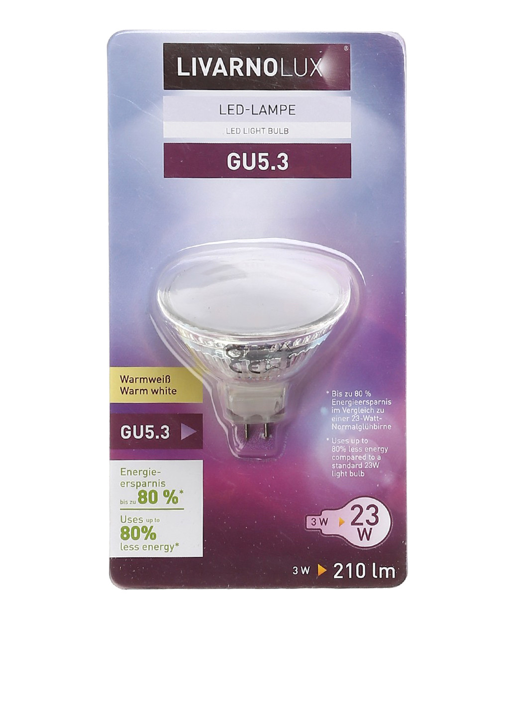 Лампочка LED GU5.3, 3 Вт Livarno (125595848)
