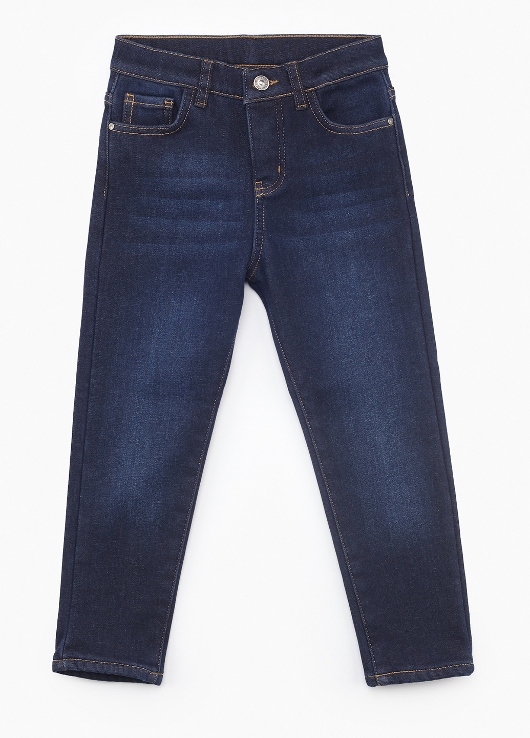 Темно-синие зимние зауженные джинсы Asl