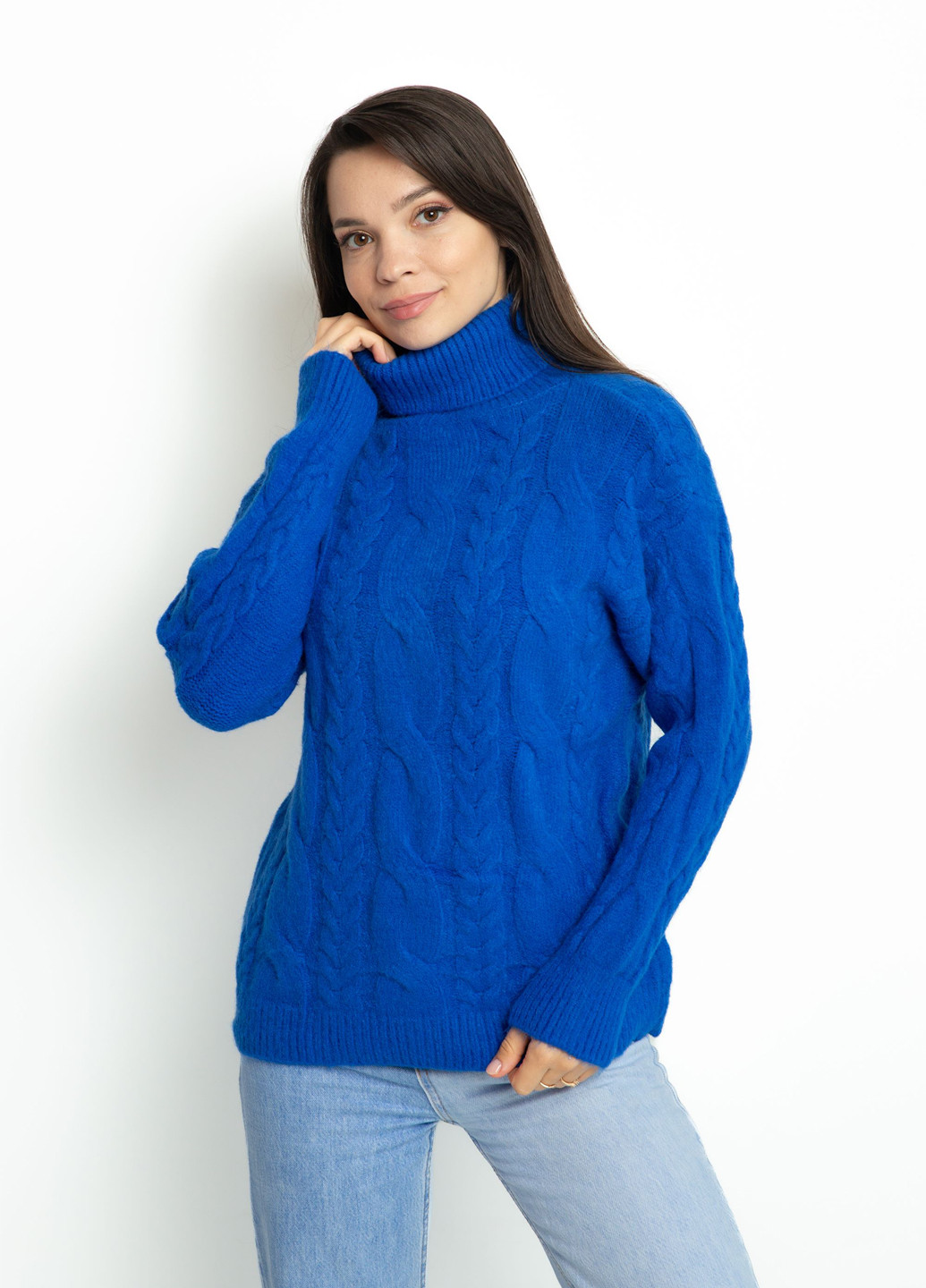 Синій демісезонний светр Time of Style