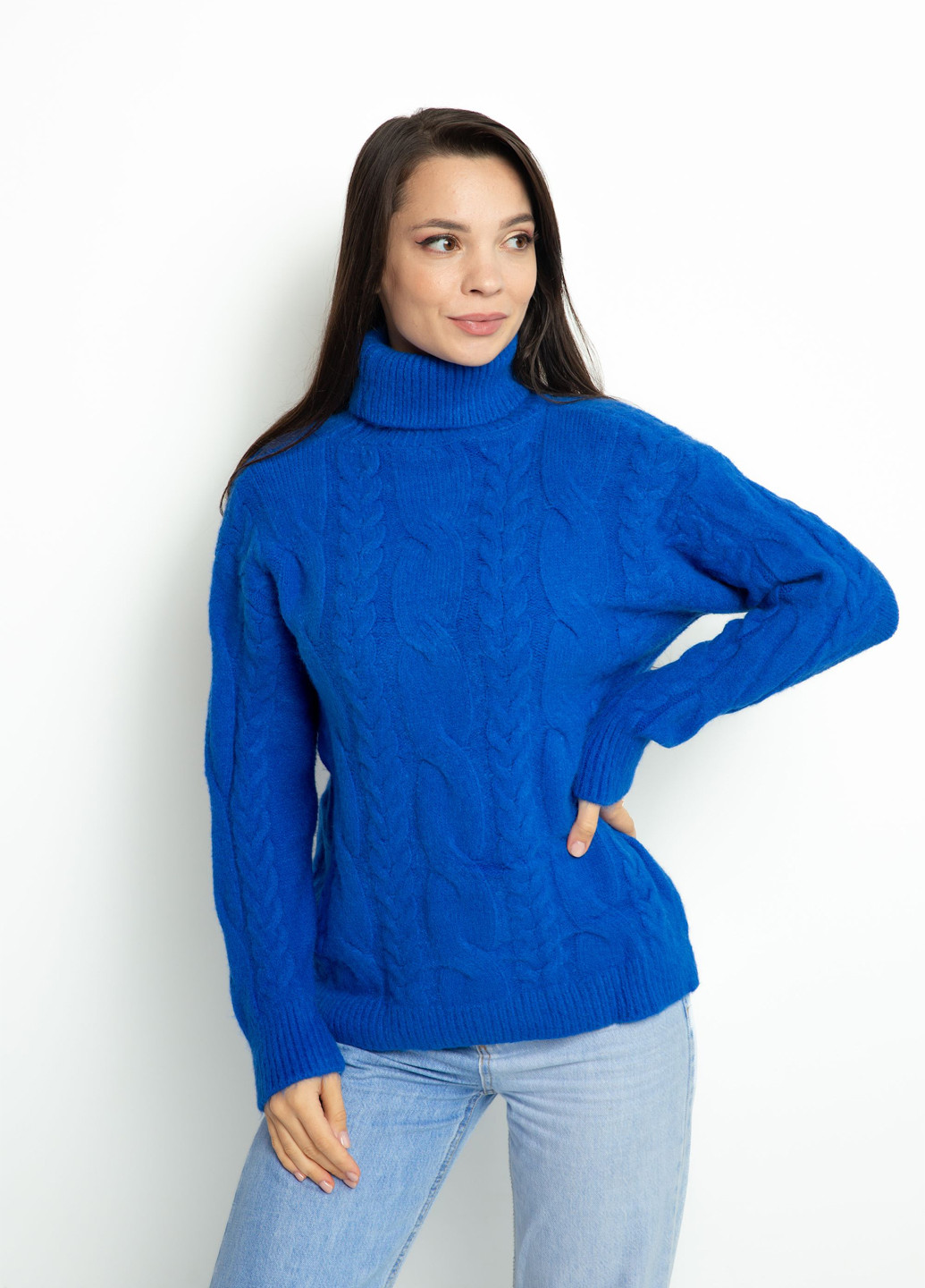 Синій демісезонний светр Time of Style