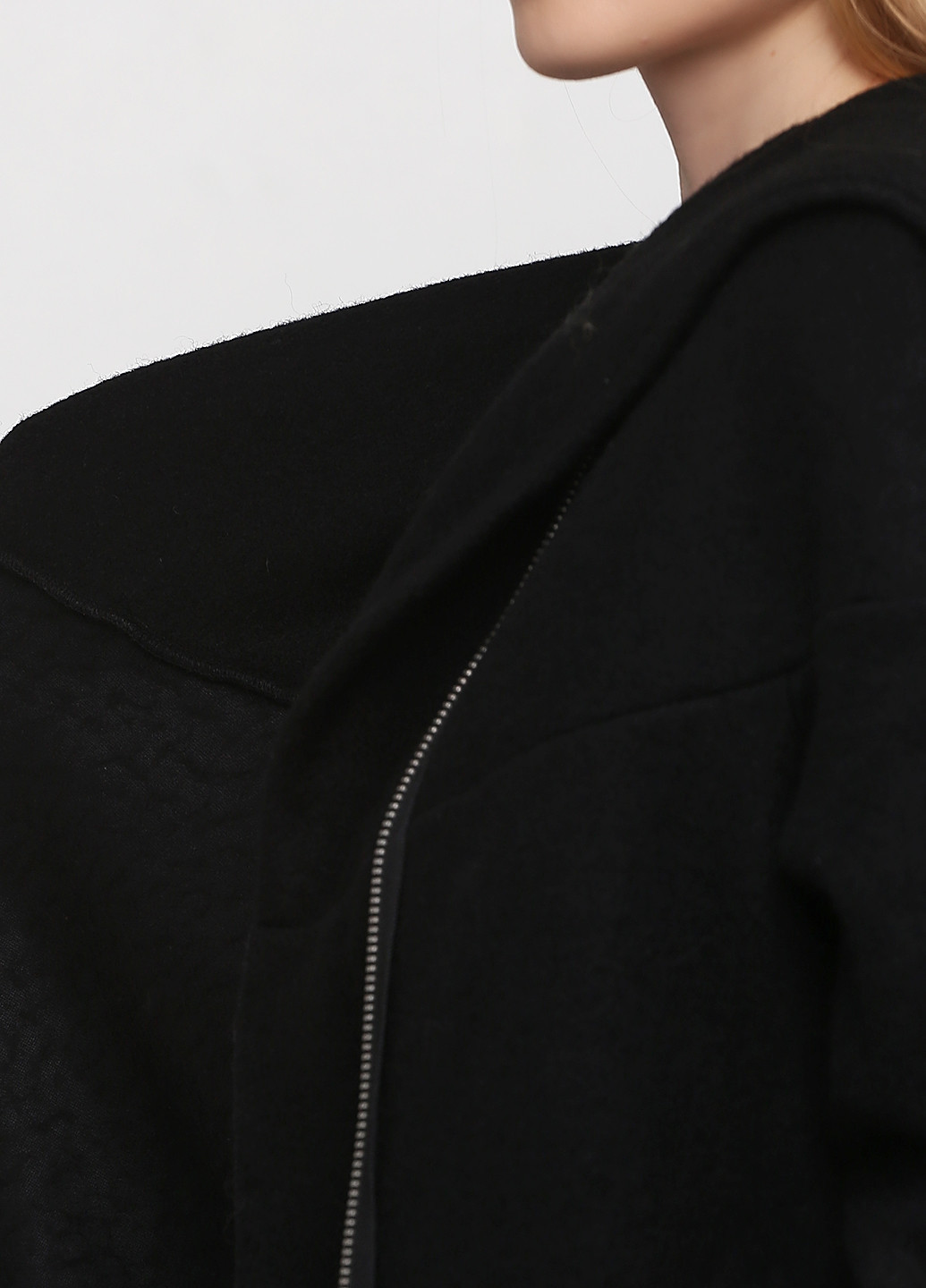 Черное демисезонное Пальто No Brand