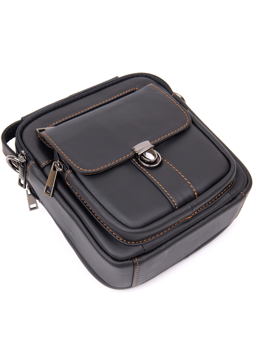 Чоловік шкіряний месенджер 18х20х7 см Vintage (252131091)