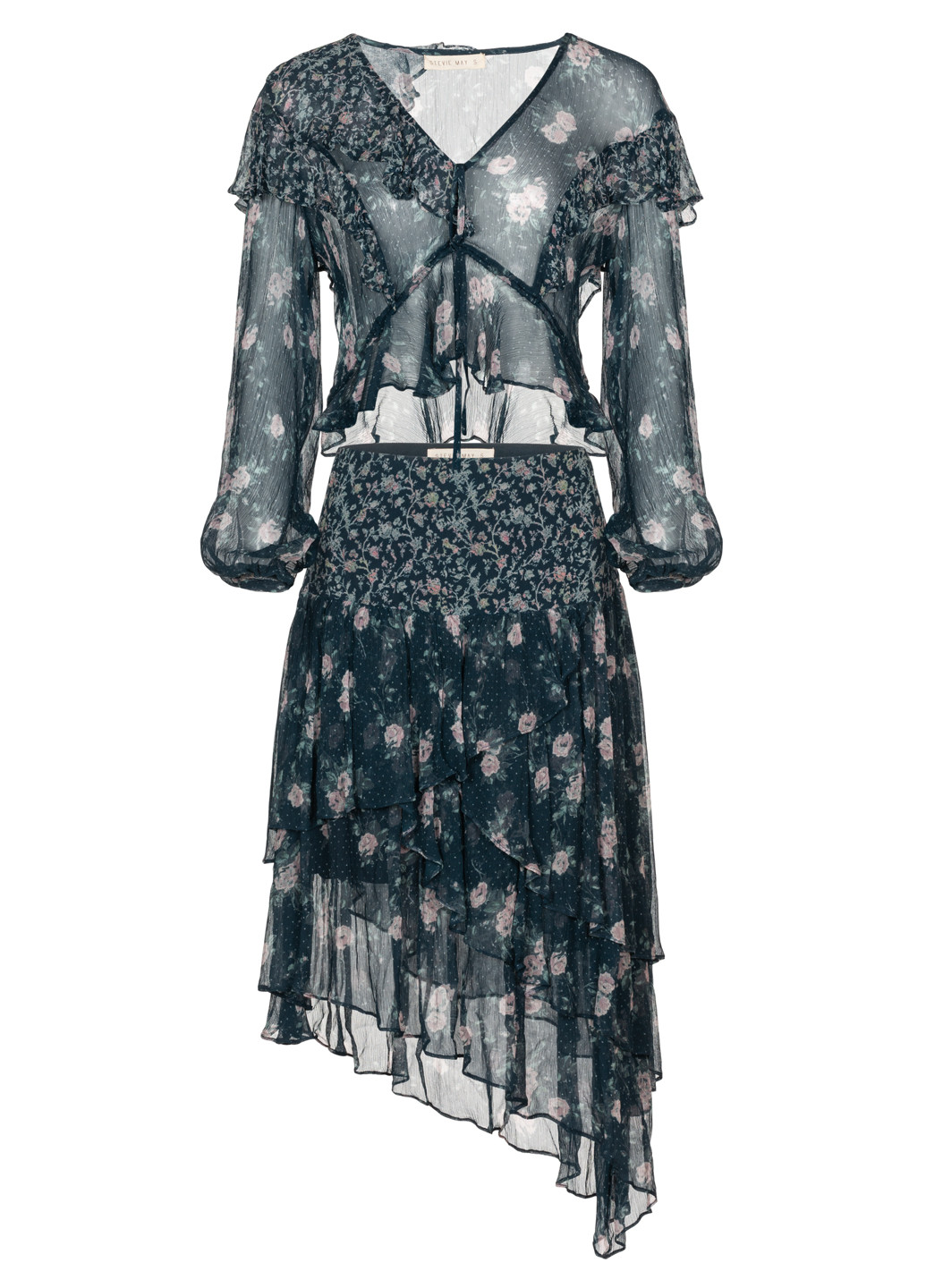 Женский шифоновый костюм блузка и юбка Stevie May (253892775)